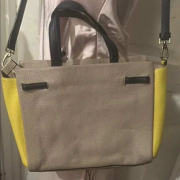 Kate Spade Yellow and tan Crossbody Bag with Structured Design - Picture 2 of 16